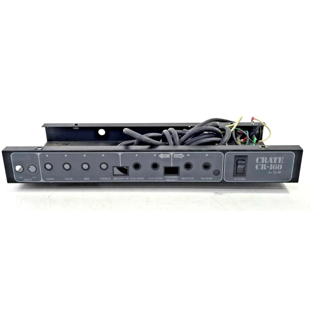 Crate CR-160 Amplifier OEM Control Panel Steel Plate Replacement Part